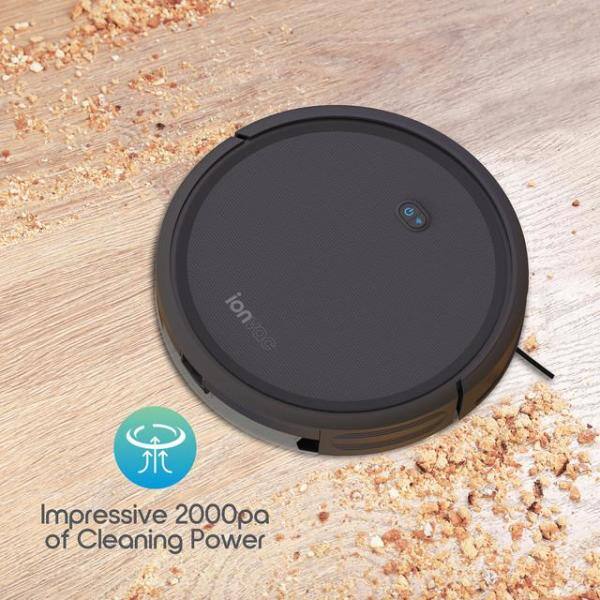 Tzumi 14.4-Volt Ion Robotic Vacuum Cleaner Self-Charging Controlled Via Mobile App or Voice Activated Wi-Fi Connected