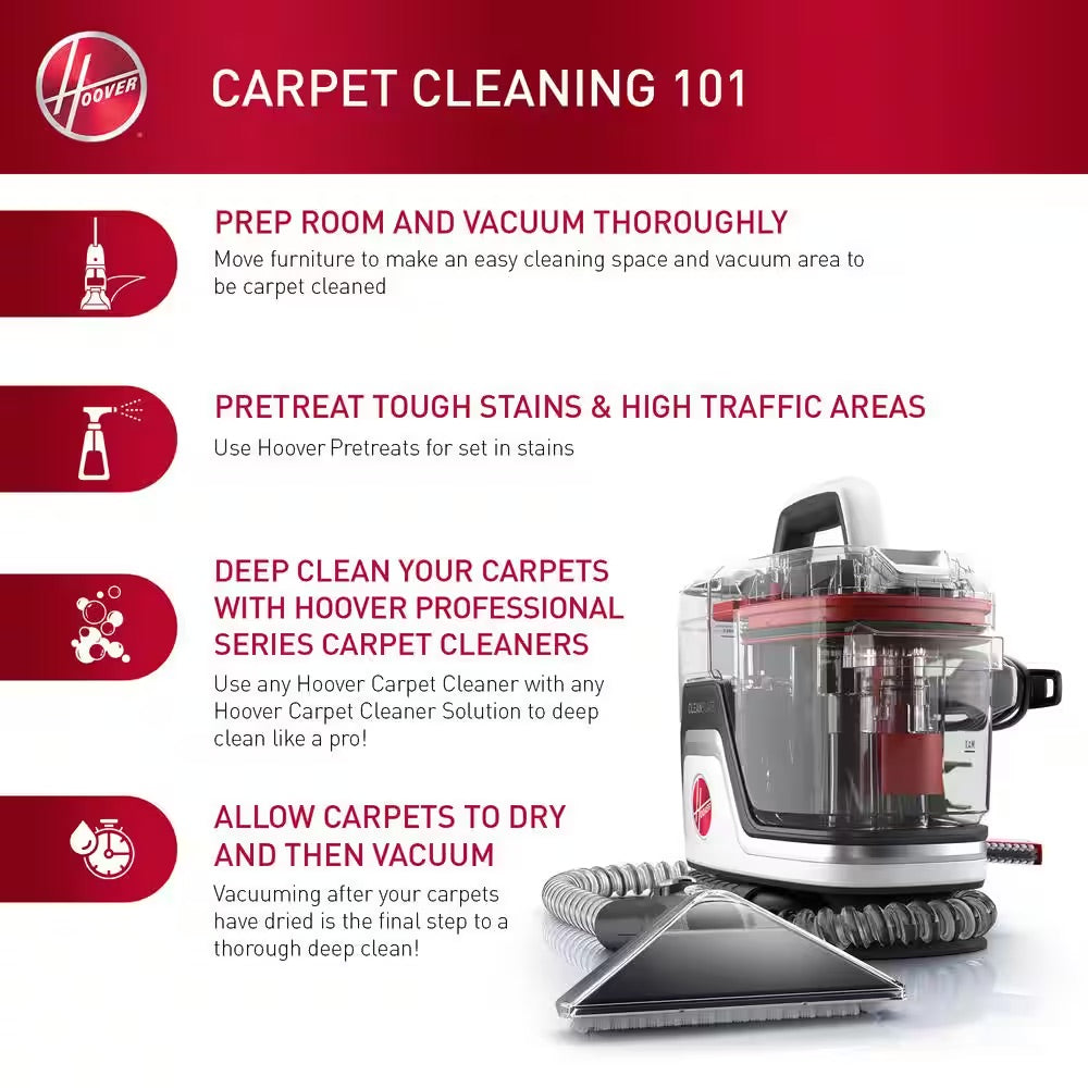 HOOVER CleanSlate Pro Portable Carpet and Upholstery Spot Cleaner