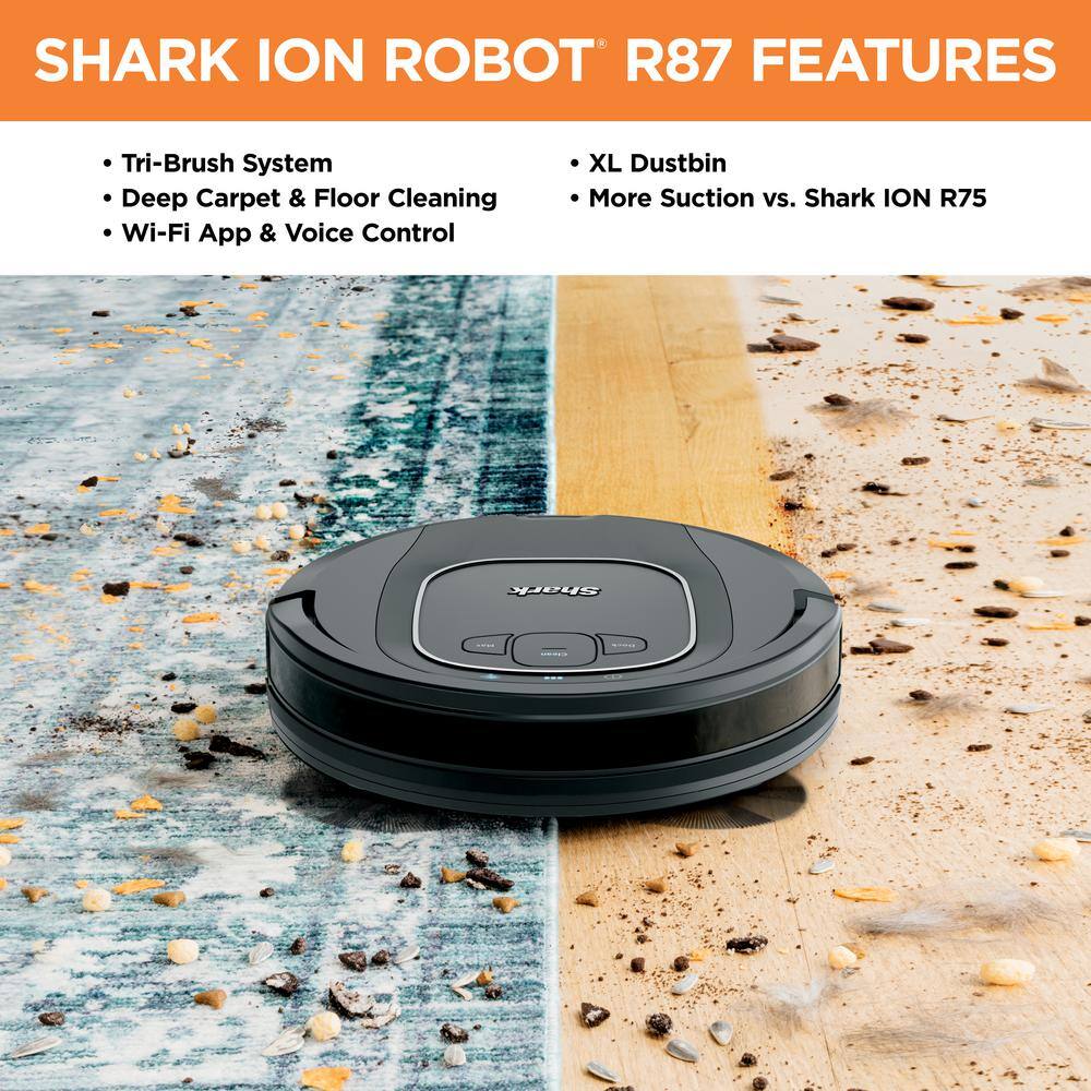 Shark ION Robot Vacuum Cleaner, Multi-Surface Cleaning, Works with Alexa, and Wi-Fi Connected