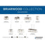 Progress Lighting Briarwood Collection 1-Light Bleached Oak Wood Farmhouse Wall Sconce Light