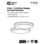 Commercial Electric 7 in. White Selectable LED Round Flush Mount, Low Profile Ceiling Light (2-Pack)