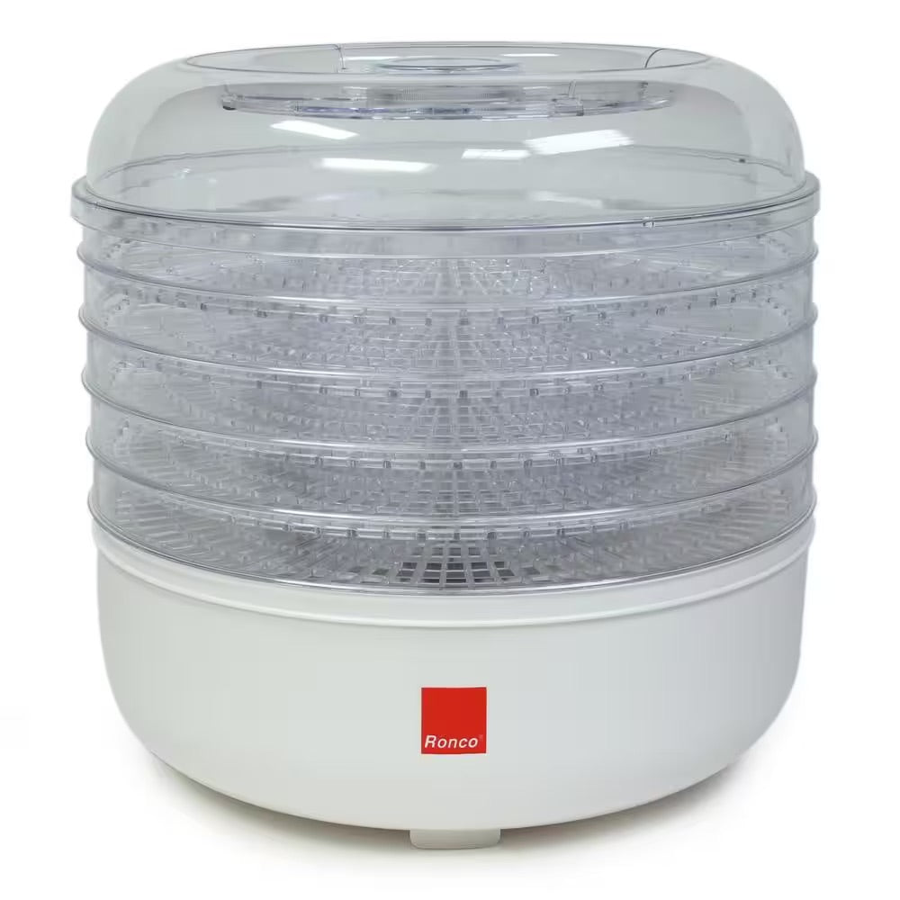 Ronco 5-Tray White Electric Food Dehydrator