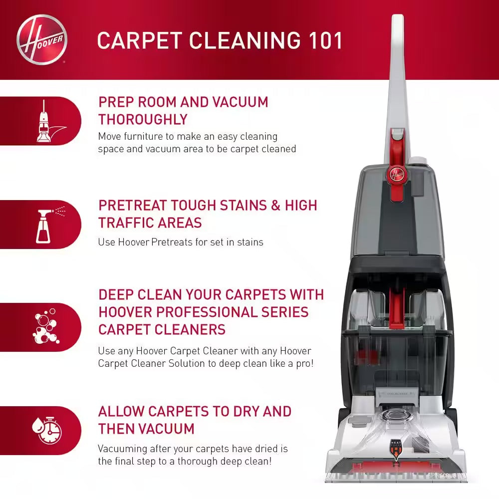 HOOVER TurboScrub Upright Carpet Cleaner Machine