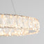 Artika Celebrity 20-Watt Integrated LED Chrome Modern Pendant Chandelier Light Fixture for Dining Room or Kitchen Island