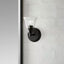 Hampton Bay Marsden 5.5 in. 1-Light Matte Black Transitional Wall Mount Sconce Light with Clear Glass Shade