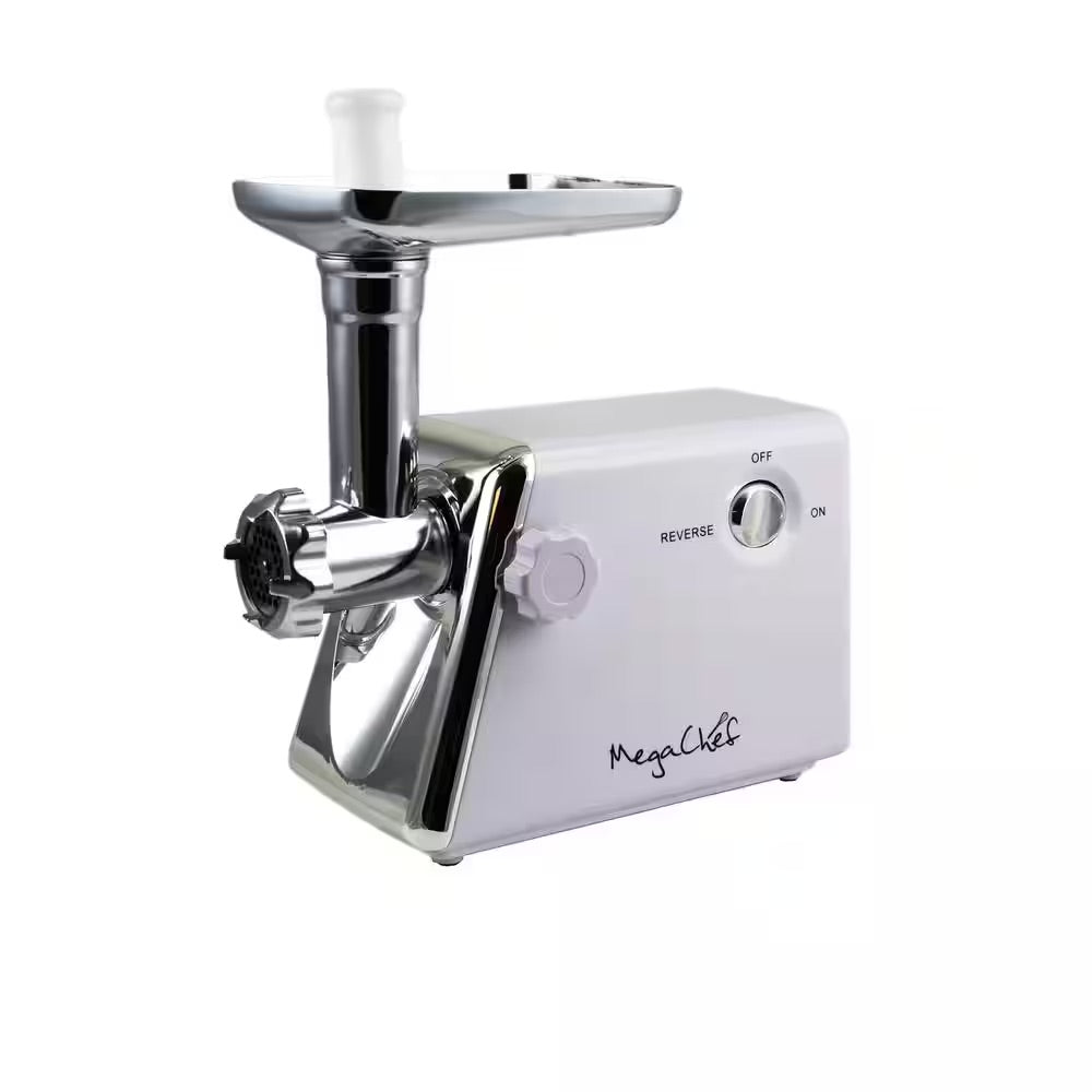 MegaChef MG-700 1200W Meat Grinder with Sausage and Kibbe Attachments