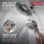 Delta In2ition 5-Spray Patterns 1.75 GPM 6.81 in. Wall Mount Dual Shower Heads in Chrome
