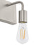 Hampton Bay Northvale 14.6 in. 2-Light Brushed Nickel Industrial Bathroom Vanity Light