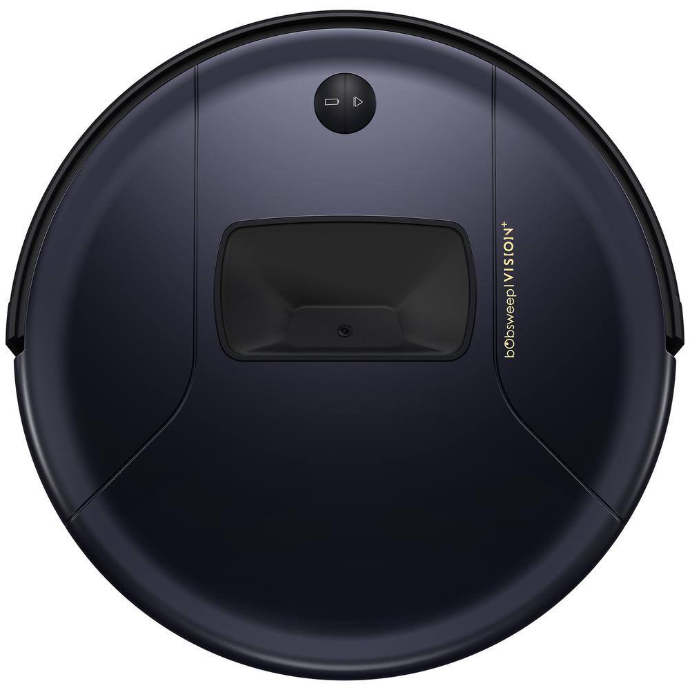 bObsweep PetHair Vision Plus Robotic Vacuum Cleaner and Mop in Blackberry