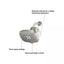 KOHLER Aquifer 3-Spray 1.75 GPM 8.6825 in. Wall-Mount Fixed Shower Head with Filtration System in Vibrant Brushed Nickel