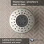 KOHLER Daisyfield 6-Spray 1.75 GPM 4.9375 in. Wall-Mount Fixed Shower Head in Vibrant Brushed Nickel