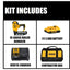 DEWALT 20V MAX XR Lithium-Ion 16-Gauge Cordless Finish Nailer Kit with 2.0Ah Battery, Charger and Kit Bag