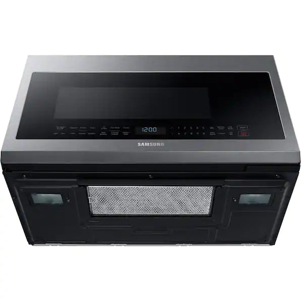 Samsung 30 in. W 2.1 cu. ft. Over the Range Microwave in Fingerprint Resistant Stainless Steel with Sensor Cooking