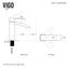 VIGO Satro Single-Handle Single Hole Bathroom Faucet in Brushed Nickel