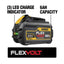 DEWALT FLEXVOLT 20V/60V MAX Lithium-Ion 6.0Ah Battery Pack with 6 Amp Output Charger