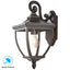 Home Decorators Collection 1-Light Oil-Rubbed Bronze Outdoor 8 in. Wall Lantern Sconce with Clear Glass