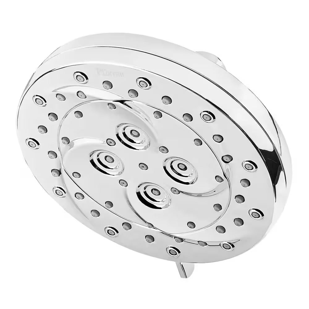 Pfister Thermoforce 6-Spray 5.5 in. Single Wall Mount Fixed Adjustable Shower Head in Polished Chrome