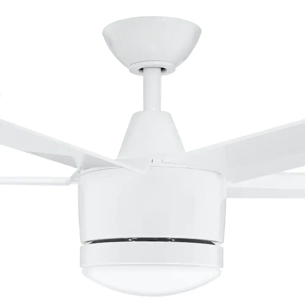 Home Decorators Collection Merwry 48 in. Integrated LED Indoor White Ceiling Fan with Light Kit and Remote Control