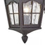 Home Decorators Collection Loridan Square 2-Light Black Outdoor Wall Lantern Sconce with Clear Water Glass