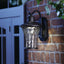 Home Decorators Collection Avia Falls Black Outdoor LED Dusk to Dawn Wall Lantern Sconce