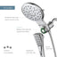 MOEN Verso 8-Spray Patterns with 1.75 GPM 7 in. Wall Mount Dual Shower Heads with Infiniti Dial in Chrome
