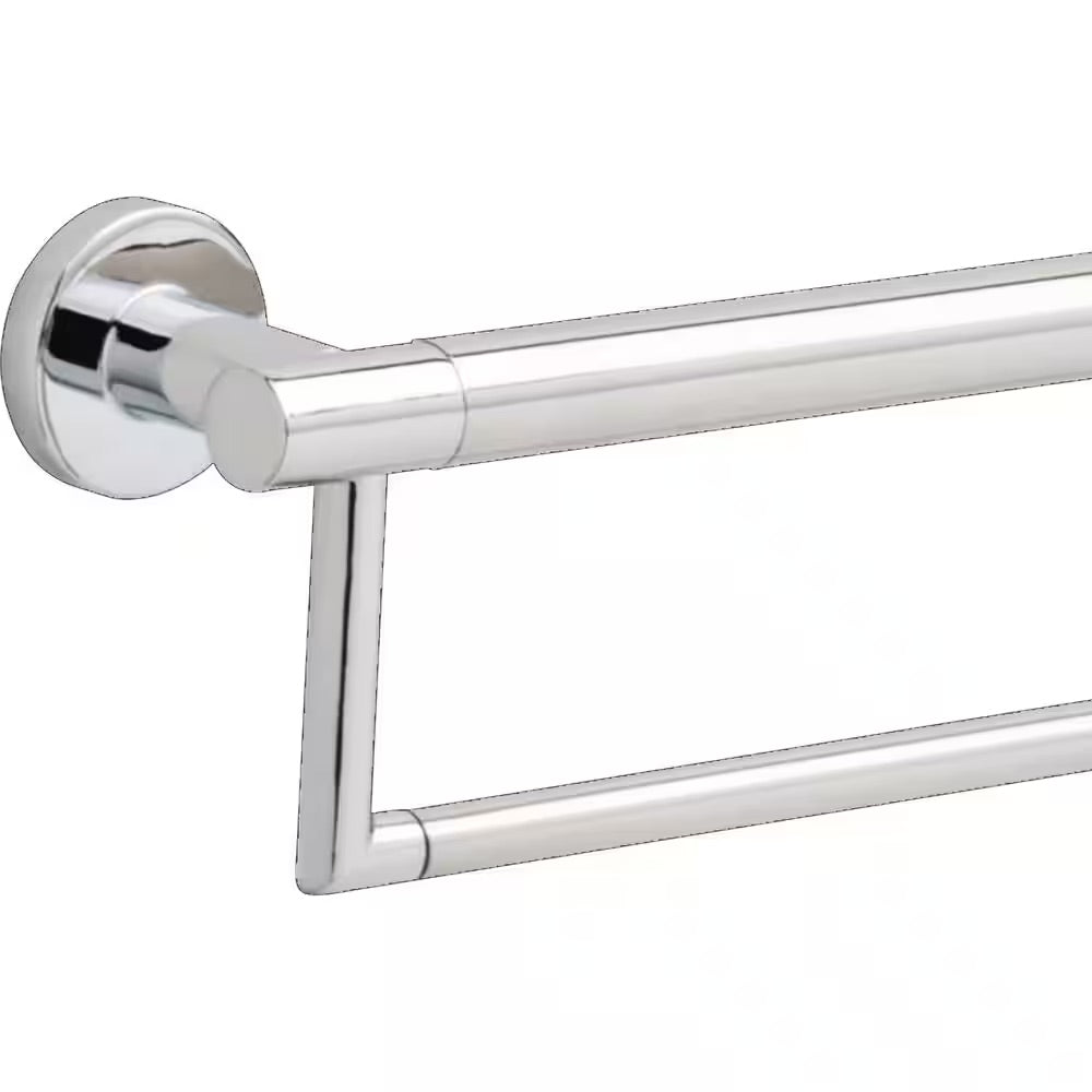 Delta Decor Assist Contemporary 24 in. Towel Bar with Assist Bar in Chrome