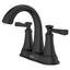 American Standard Rumson 4 in. Centerset 2-Handle Bathroom Faucet in Matte Black