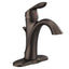MOEN Eva Single-Handle Single Hole High Arc Bathroom Faucet in Oil Rubbed Bronze