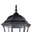 Bel Air Lighting San Rafael 1-Light Rust Outdoor Wall Light Coach Lantern with Clear Glass