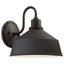 the great outdoors by Minka Lavery Mantiel Collection 1-Light Black Finish Outdoor Wall Lantern Sconce