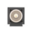 Bel Air Lighting Shaakar 1-Light Black Outdoor Wall Light Sconce Lantern with Frosted Glass