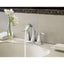 MOEN Eva 4 in. Centerset 2-Handle High-Arc Bathroom Faucet in Chrome