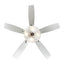 matrix decor 52 in. Indoor Chrome Crystal Chandelier Ceiling Fan with Light and Remote Control
