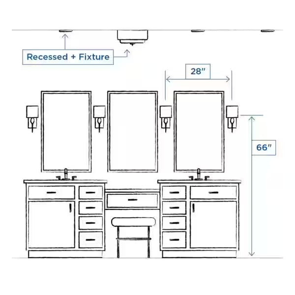 Progress Lighting Briarwood Collection 2-Light Bleached Oak Kitchen Farmhouse Ceiling Light Flush Mount