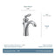 MOEN Brantford Single Hole Single-Handle High-Arc Bathroom Faucet in Chrome