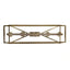 Home Decorators Collection Weyburn 5-Light Brushed Brass Caged Rectangular Farmhouse Chandelier for Dining Room, Linear Lantern Island Light