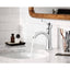 MOEN Korek Single Handle Single Hole Bathroom Faucet with Included Deckplate in Chrome