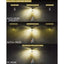 JAZAVA Black Dusk To Dawn Motion Sensing Outdoor Wall Lantern Sconce Light (2-Pack)