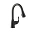 Glacier Bay Market Single-Handle Pull-Down Kitchen Faucet with TurboSpray and FastMount in Matte Black