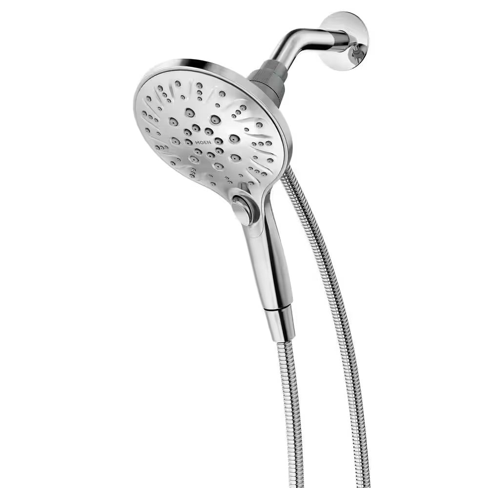 MOEN Attract with Magnetix 6-Spray 5.5 in. Single Wall Mount Handheld Adjustable Shower Head in Chrome