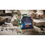 Bosch 200 ft. Green 360-Degree Laser Level Self Leveling with Visimax Technology, Fine Adjustment Mount and Hard Carrying Case
