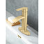 Garrick Single Hole Single Handle Bathroom Faucet in Matte Gold