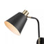 Globe Electric Davis 1-Light Matte Black Plug-In or Hardwire Wall Sconce with 6 ft. Cord