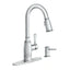 MOEN Noell Single-Handle Pull-Down Sprayer Kitchen Faucet with Reflex, Soap Dispenser and Power Clean in Chrome