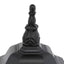 SATCO 3-Light Outdoor Textured Black Post Lantern