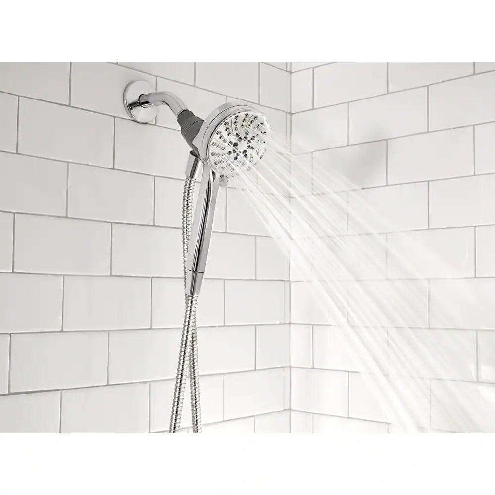 MOEN Darcy with Magnetix Single-Handle 6-Spray 3.75 in. Tub and Shower Faucet in Chrome (Valve Included)