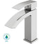 VIGO Satro Single-Handle Single Hole Bathroom Faucet in Brushed Nickel