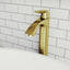 VIGO Linus Single Handle Single-Hole Bathroom Vessel Faucet in Matte Brushed Gold