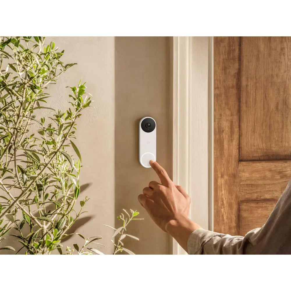 Google Nest Doorbell (Wired, 2nd Gen) - Snow