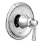 MOEN Dartmoor Posi-Temp Single-Handle Wall-Mount Shower Only Faucet Trim Kit in Chrome (Valve Not Included)